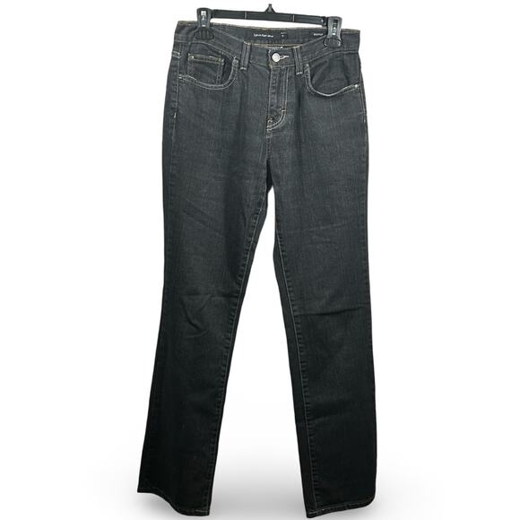 Calvin Klein Stretch Bootcut Jeans Women's Size 6 Casual‎ Designer Denim Office - Picture 1 of 8